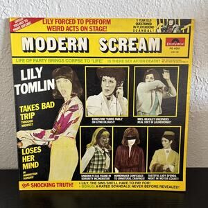 LILY TOMLIN - MODERN SCREAM - GATEFOLD COVER - VINYL ALBUM. PD6051